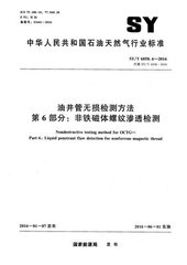 SY/T 6858.6-2016  油井管無損檢測方法 第6部分：非鐵磁體螺紋滲透檢測