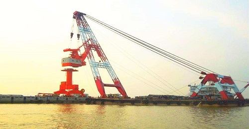 1500噸浮吊船